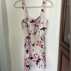 Flynn Skye floral white mini dress